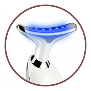 Blue LED light therapy icon for clearing hormonal acne and blemishes by Skin Revive.