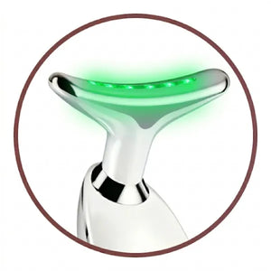 Green LED light therapy icon for fading age spots and hyperpigmentation by Skin Revive.