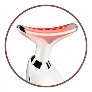 Red LED light therapy icon for collagen boosting and anti-ageing by Skin Revive.