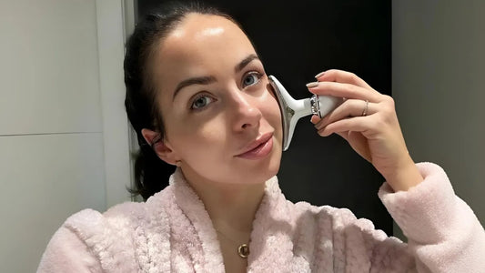 Upgrade to the £29.99 GBP Skin Revive 7-in-1 Massager. It delivers pure 630nm wavelengths and 45°C thermal energy for proven, dermatologist-backed cell rejuvenation.