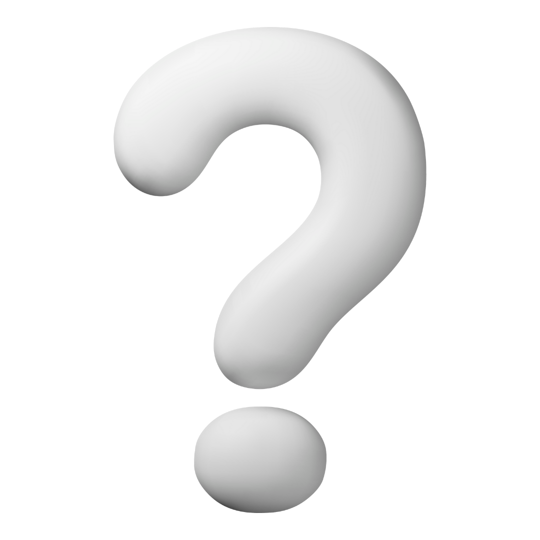 White question mark icon